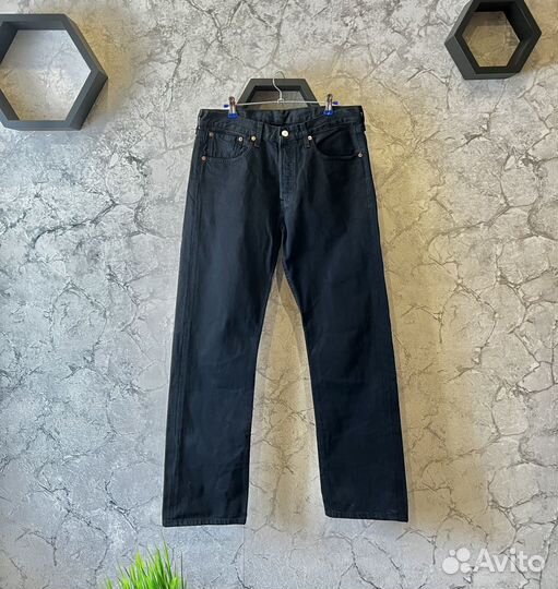 Плотные и широкие джинсы levis 501 s-m