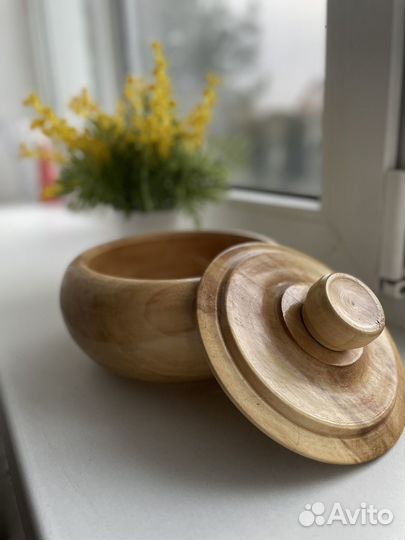 Посуда из дерева ручной работы