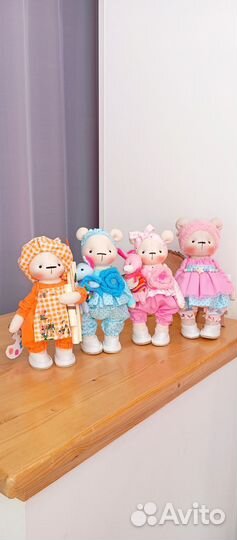 Текстильные игрушки ручной работы