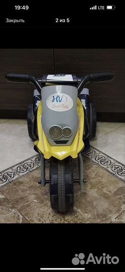 Детский электро мотоцикл