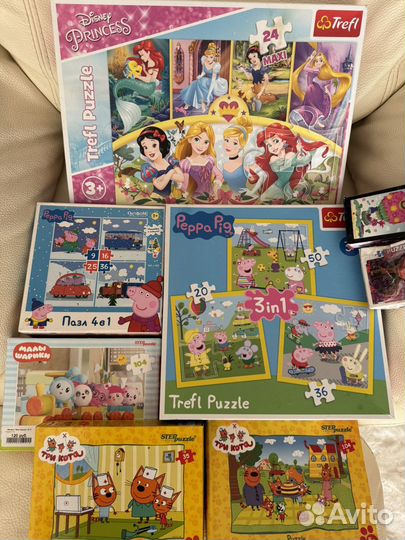 Пазлы детские Trefl step пакетом