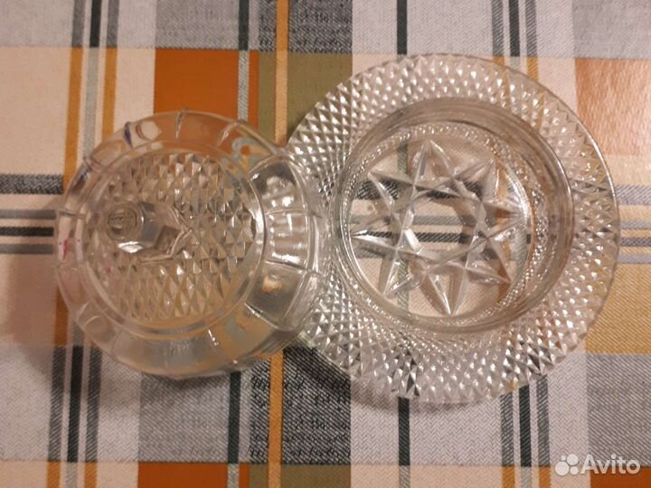 Масленка стекло СССР