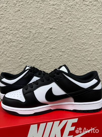 Nike dunk low black / white 