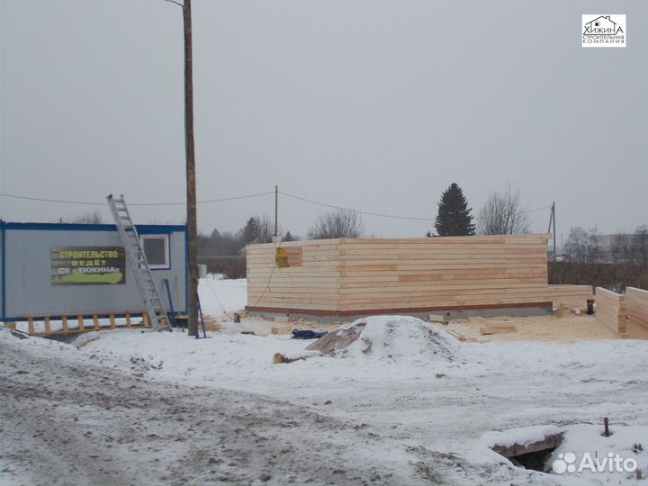 Дома срубы из бруса 6х8 строительство отделка