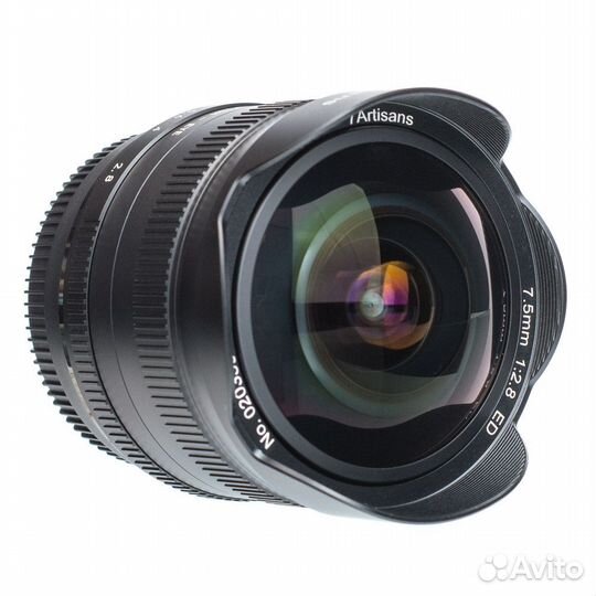 Объектив 7artisans 7.5mm F2.8 II Fuji X