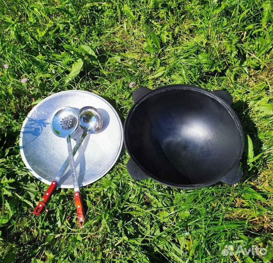 Казан чугунный 12л с печкой