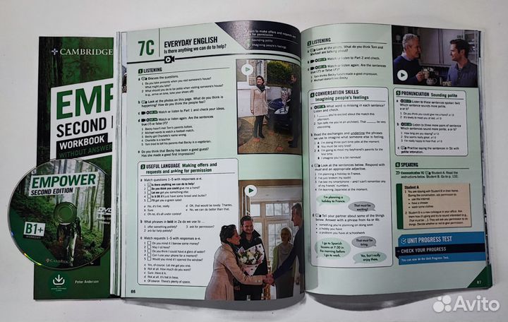 Empower B1+ second edition комплект (SB, WB, CD)