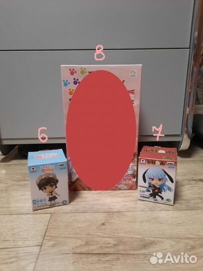 Оригинальные аниме фигурки 19 штук