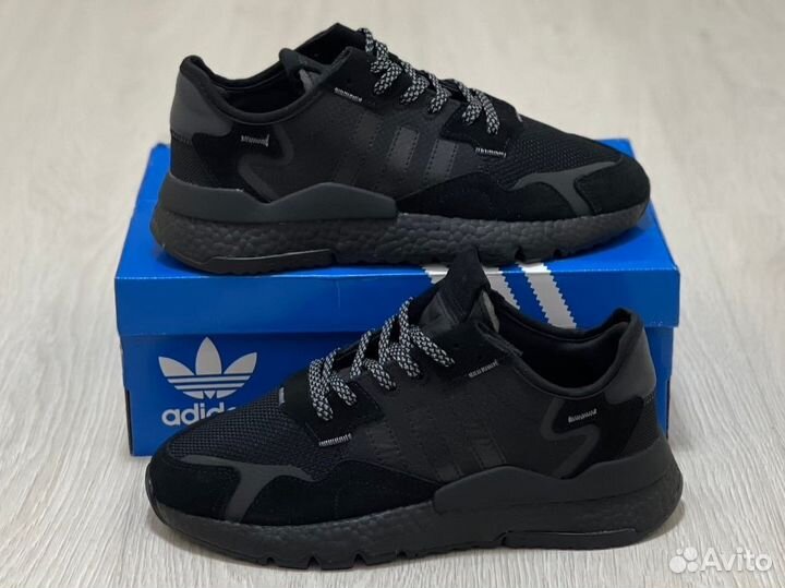 Кроссовки Adidas Nite Jogger Black (41-45)