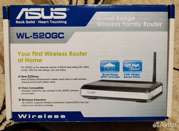 Wifi роутер маршрутизатор asus WL-520GC