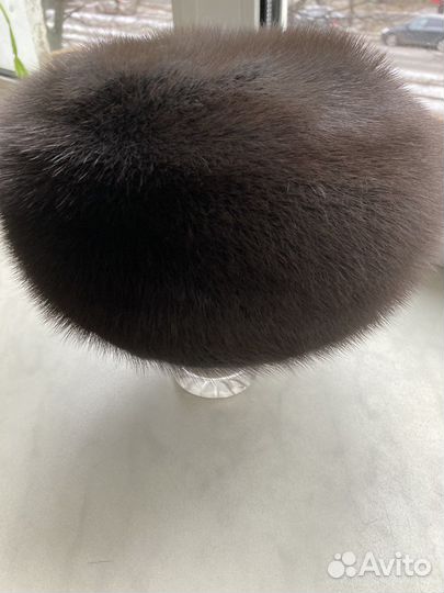 Шапка женская норковая новая