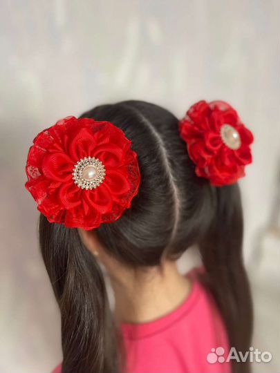 Бантики для волос ручной работы