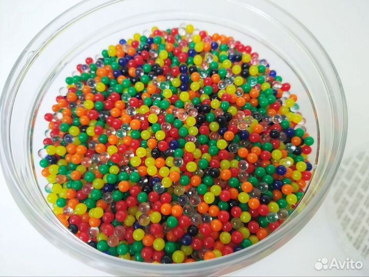 Гидрогель аквагрунт мелкий, 6 цветов