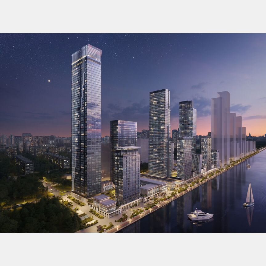 2-к. квартира, 80,9 м², 48/58 эт.