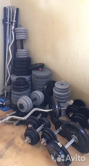 Гантели диски штанги