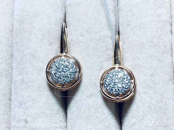 Комплект золото 585 с фианитами