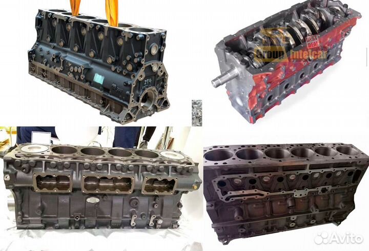 Блок цилиндров Doosan DB58TIS, DL06, Doosan DE12