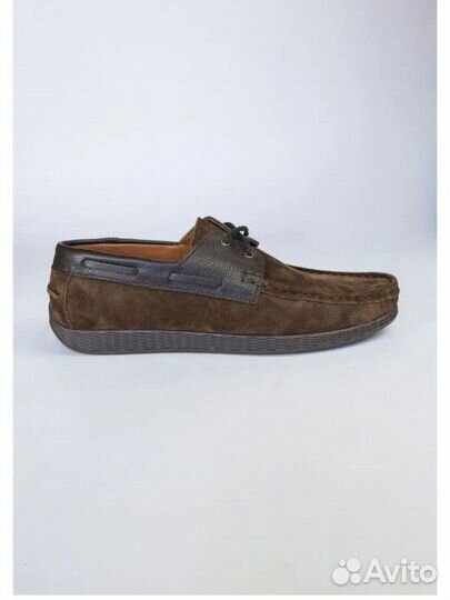 Мужские кожаные топсайдеры новые 44 р-р