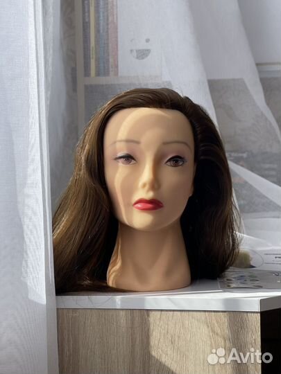 Учебная голова манекен для причесок