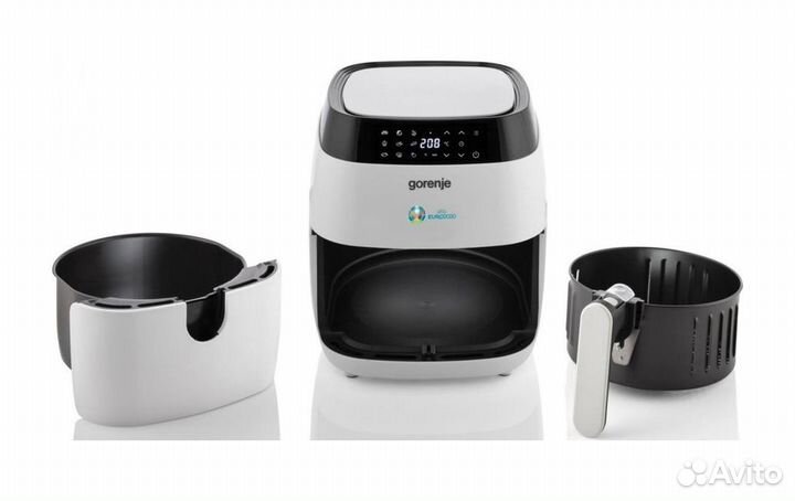 Аэрогриль Gorenje AF1409DW, 1400 Вт, белый/черный