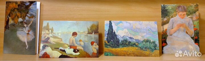 Импрессионисты. Двойные открытки с конвертом. Моне