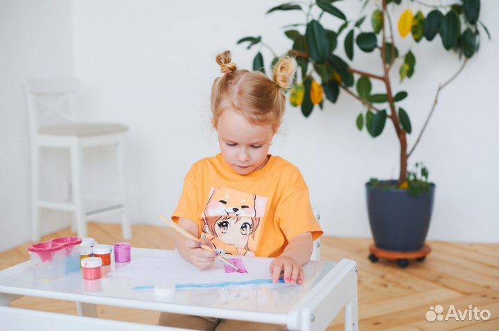 Растущий стол + стул комплект детский