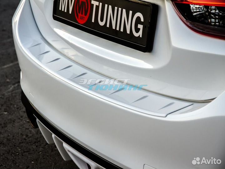 Защитная накладка на задний бампер для Mazda 6 GJ