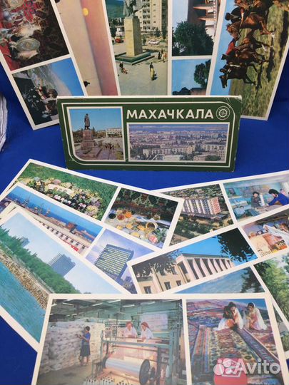 Махачкала редкий набор ретро открыток 1980 г