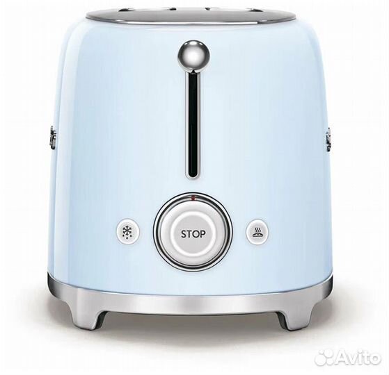 Тостер Smeg TSF02pbeu, пастельный голубой