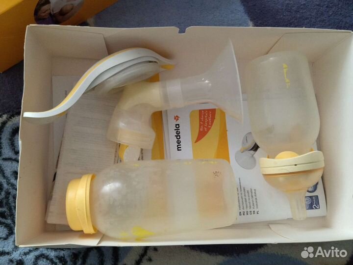 Молокоотсос medela ручной и бутылки