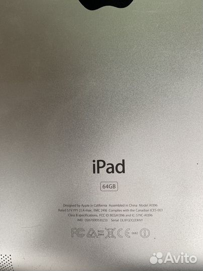 Планшет apple iPad