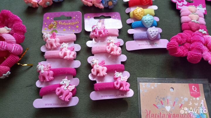 Резинки для волос детские (набор)