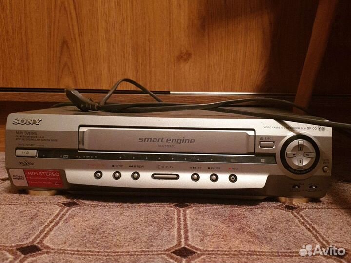 Видеомагнитофон sony hi fi slv sp100 4 head