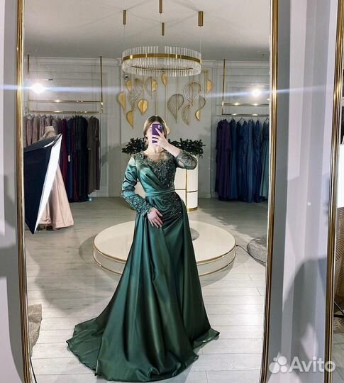 Вечернее платье в пол