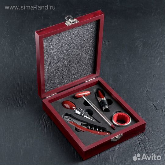 Набор для вина «Каберне», 5 предметов: пробка, што