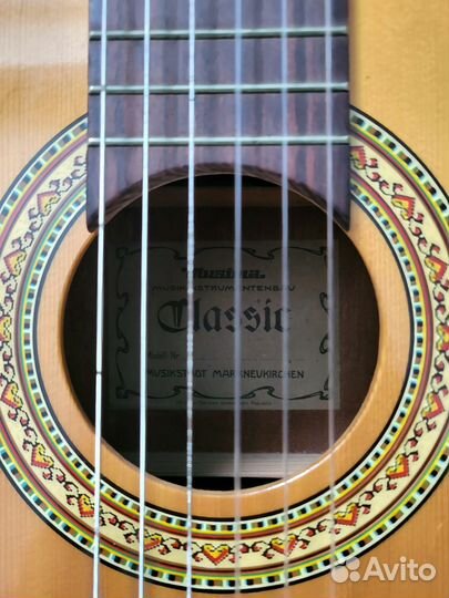 Раритетная гитара musima classic