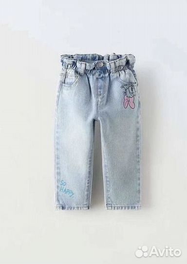 Джинсы zara для девочки 92-116