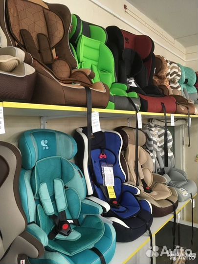 Автокресло 9-36 кг бирюзовое с регулируемым