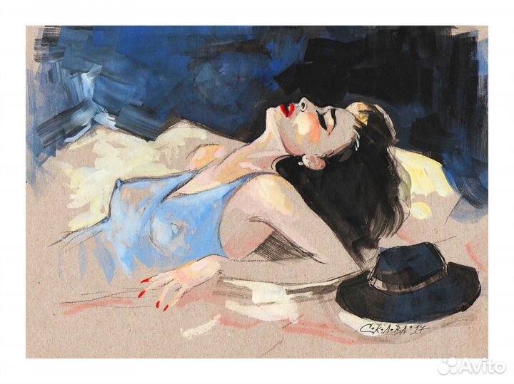 Картина девушка