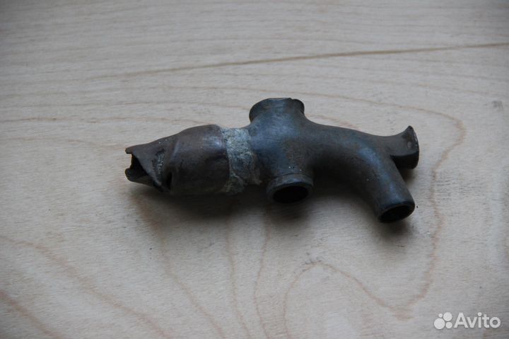 Краник для самовара бочонка 19 век латунь