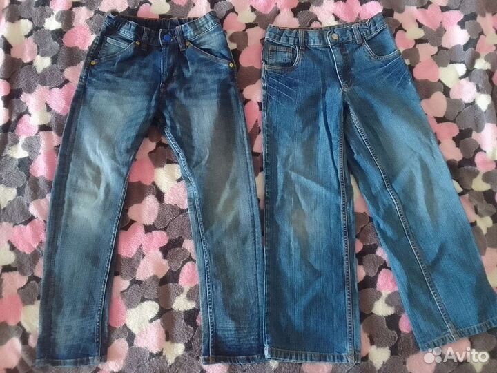 Джинсы и брюки 110,122,134,140