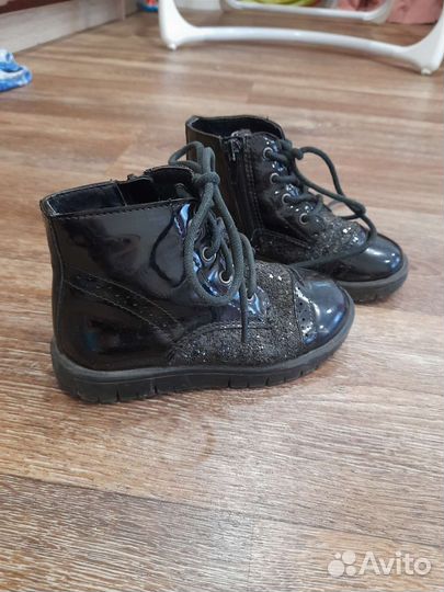 Ботинки кожаные