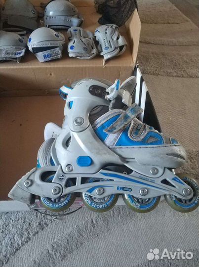 Детские ролики и защита