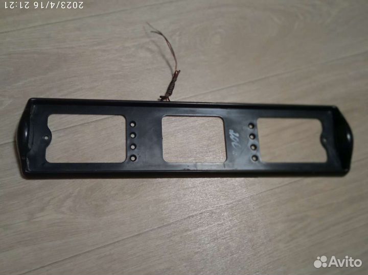 Номерная рамка с боковой подсветкой