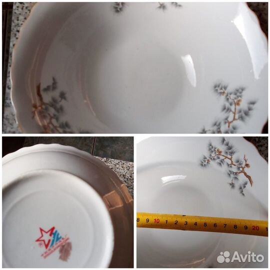 Тарелки фарфор фирменный китай-япония