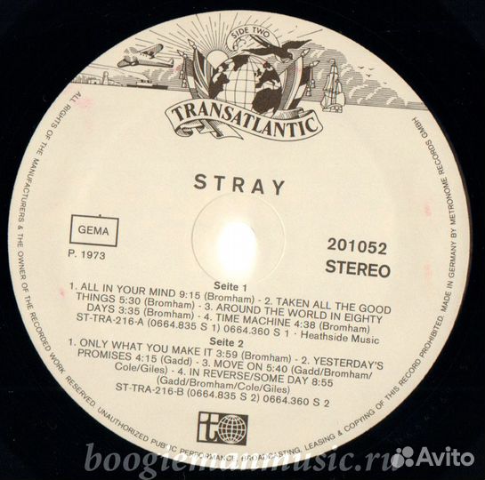 Пластинка Stray - Stray (LP)