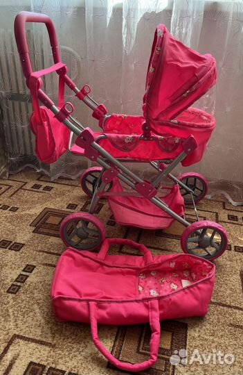 Коляска-трансформер для кукол новая