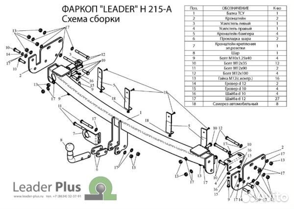 Фаркоп Хендай (Hyundai) Santa Fe (см) 2006-2012