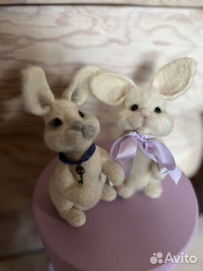 Игрушки валяные из шерсти