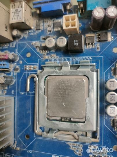 Процессор intel xeon 5440 с платой и памятью